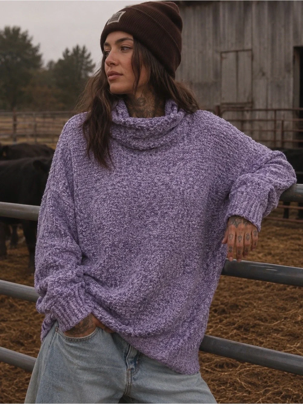 NWT Free People BFF Cowl Neck Sweater